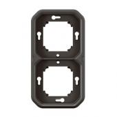  Support plaque 2 postes Plexo 