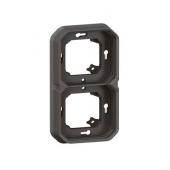  Support plaque 2 postes Plexo 