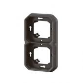  Support plaque 2 postes Plexo 