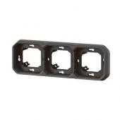  Support plaque 3 postes Plexo 