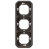  Support plaque 3 postes Plexo 