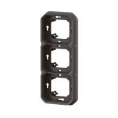  Support plaque 3 postes Plexo 