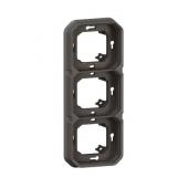  Support plaque 3 postes Plexo 