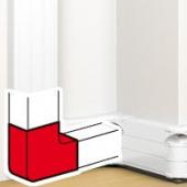  Angle plat 90 pour goulotte  