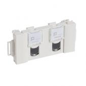  Double prise RJ45 Mosaic 6A ST 