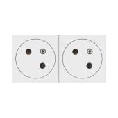  Prise 2x2P+T Surface Mosaic Li 