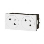  Prise 2x2P+T Surface Mosaic Li 
