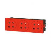  Prise 3x2P+T dtrompage Surfac 