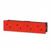  Prise 4x2P+T Surface Mosaic Li 