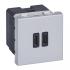  Chargeur 2 USB Type-C + Type-C 