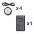  Kit complet 4 chargeurs sans f 