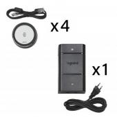  Kit 4 chargeurs sans fil 15W p 