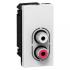  Prise 2 RCA femelle Mosaic 1 m 
