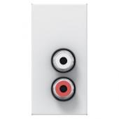  Prise 2 RCA femelle Mosaic 1 m 