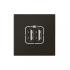  Prises 2 USB Type-A 2,4A 5V= 1 