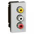  Prise 3 RCA femelle Mosaic 1 m 