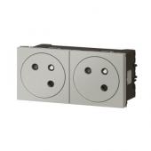  Prise 2x2P+T Surface Mosaic Li 