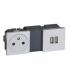  Prise 2P+T Surface + Prises 2 