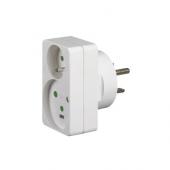  Adaptateur pour 1 fiche 2P+T 1 