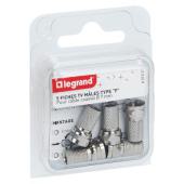  "Fiche m�le t�l�vision coaxial 