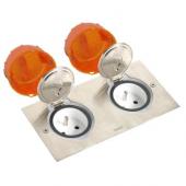 Double prise de sol inox tanc 
