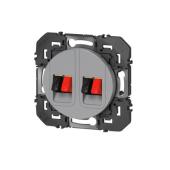  Prise haut-parleur double doox 