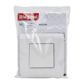  Poussoir simple Mosaic 6A blan 