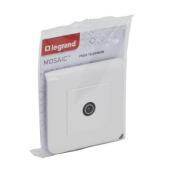  Prise TV Mosaic simple m�le bl 