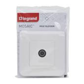  Prise TV Mosaic simple m�le bl 