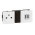  Prise Surface + chargeur 2 USB 