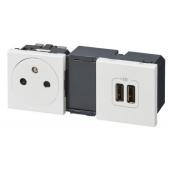  Prise Surface + chargeur 2 USB 