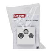  Prise TV-R-SAT DAB+ Mosaic 2 m 