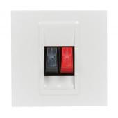  Prise haut-parleur Mosaic 2 mo 