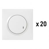  Lot de 20 interrupteurs connec 