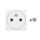  Lot 10 prises 2P+T Surface Mos 