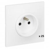  Lot de 25 prises de courant Ne 