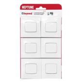  Lot de 6 interrupteurs ou va-e 