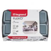  Lot de 2 va-et-vient + 4 prise 
