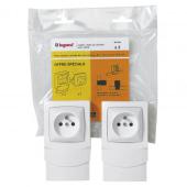  Lot de 2 cadres saillie avec p 