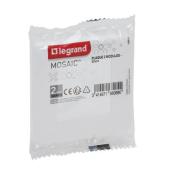  Plaque Mosaic 2 modules blanc 