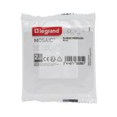  Plaque Mosaic 2 modules blanc 