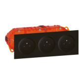  Kit triple prise de courant 2P 