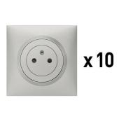  Lot de 10 prises de courant 2P 