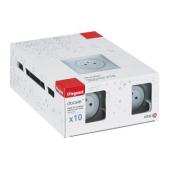  Lot de 10 prises de courant 2P 