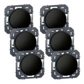  Lot de 6 interrupteurs ou va-e 