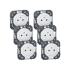  Lot de 6 prises de courant ave 