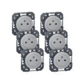  Lot de 6 prises de courant ave 