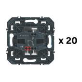  Lot dooxie 20 interrupteurs ou 