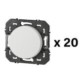  Lot dooxie 20 interrupteurs ou 