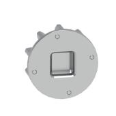  Empreinte m�tal - Femelle carr 